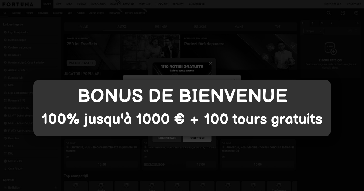 Fortuna Casino en France : Machines à Sous et Bonus